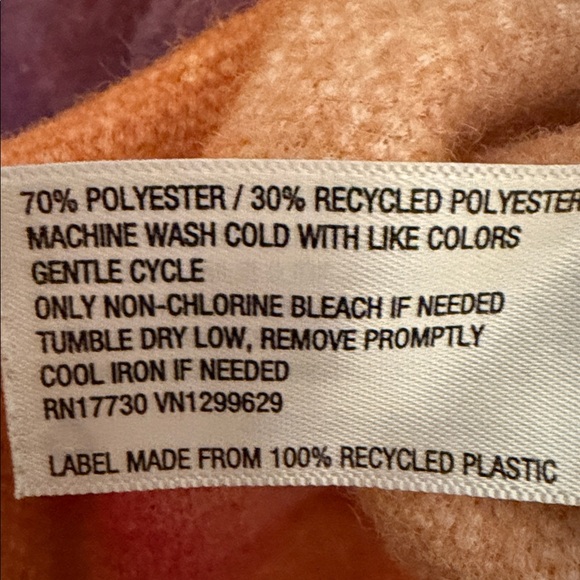 Wild Fable Oversized Colorful Tie-Dye Button Down Jacket Size Medium - Picture 7 of 7